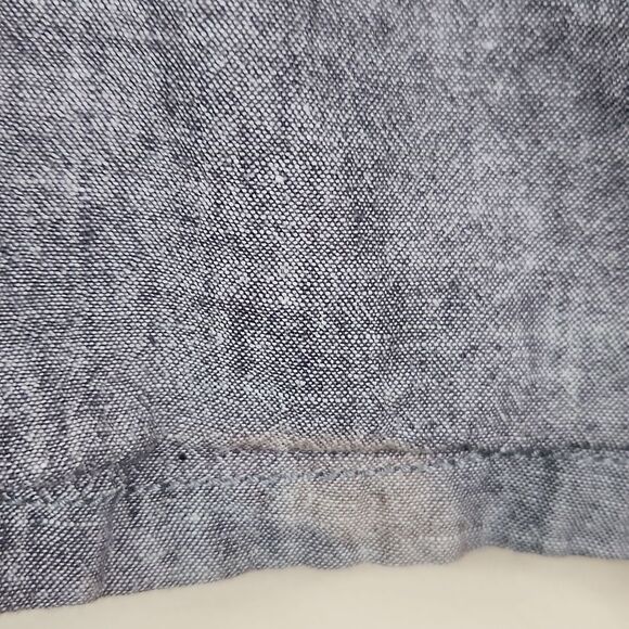 Fat Face Regular Fit Linen Cotton Blend Short Sleeve Button Down Shirt Small - Picture 8 of 8